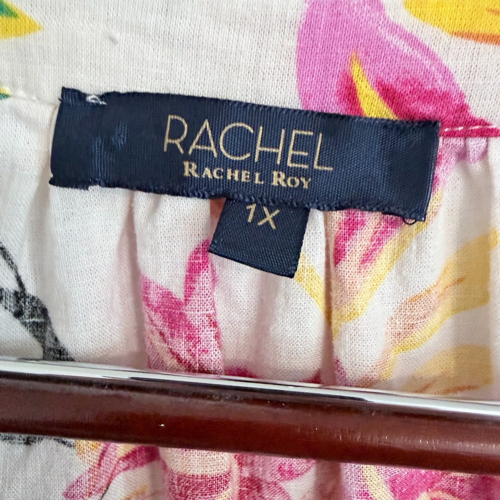 RACHEL Rachel Roy Multicolor Floral Blouse - Picture 3 of 5